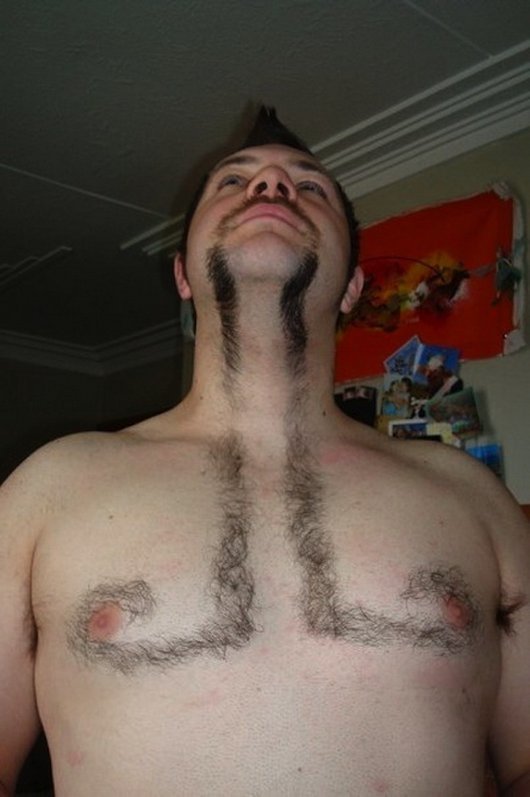 Mustache To Chest
