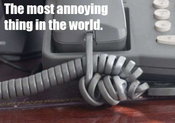 Tangled Phone Cord