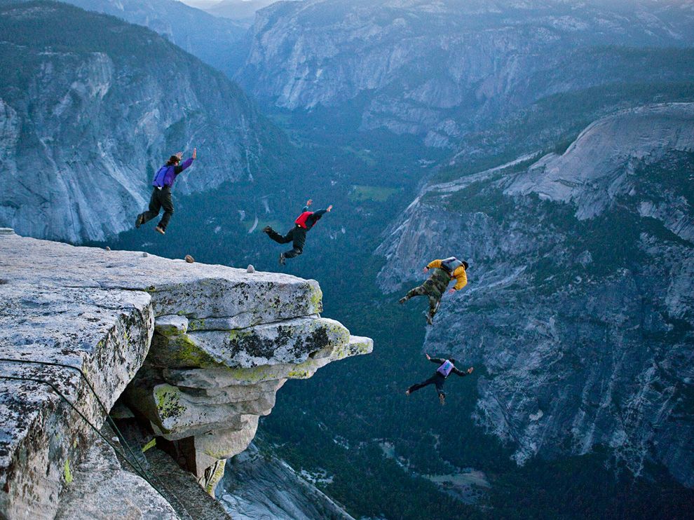 Yosemite, Base Jumping